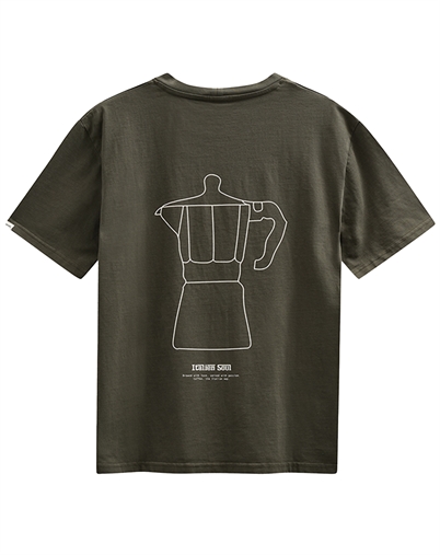Anerkjendt - AKVillads Italien Coffe T-Shirt - Forest Night